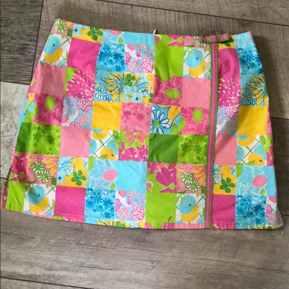 Woman’s Lilly Pulitzer Patchwork Skirt 12